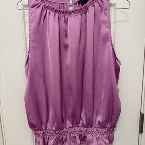 Ann Taylor Lavender Sleeveless Blouse
